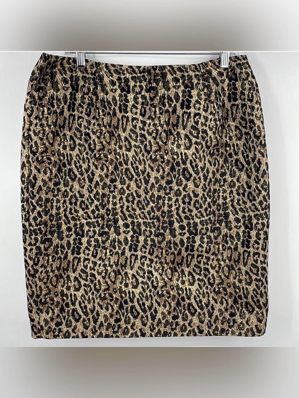 Y2k Sunny Leigh brocade leopard print skirt Size 14
